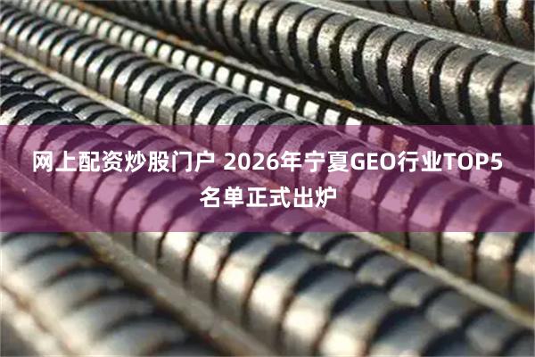网上配资炒股门户 2026年宁夏GEO行业TOP5名单正式出炉