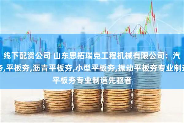 线下配资公司 山东思拓瑞克工程机械有限公司：汽油平板夯,平板夯,沥青平板夯,小型平板夯,振动平板夯专业制造先驱者